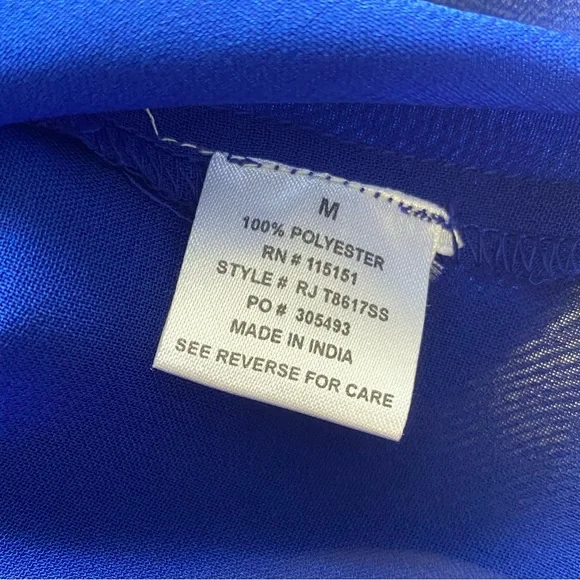 Romeo & Juliet Couture Spring Winter Holiday Casual Chic Sheer Ruffle Blouse - Picture 7 of 7